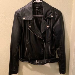 Forever 21 Faux Leather Moto Jacket